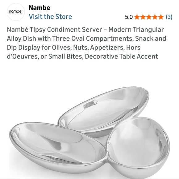 Nambe Other - Nambe Silver Reflective Dish